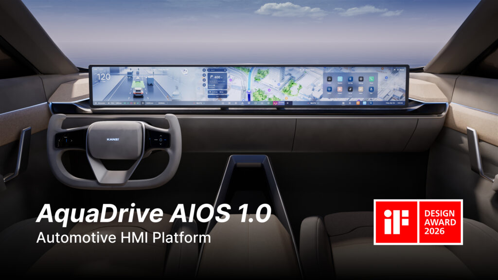ThunderSoft’s AquaDrive AIOS 1.0 HMI Platform Wins iF Design Award 2026 for UX in Mobility插图