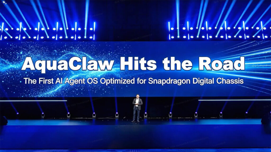 ThunderSoft Unveils AquaClaw, China’s First In-Vehicle AI Agent Experience Optimized for Snapdragon Digital Chassis Solutions插图